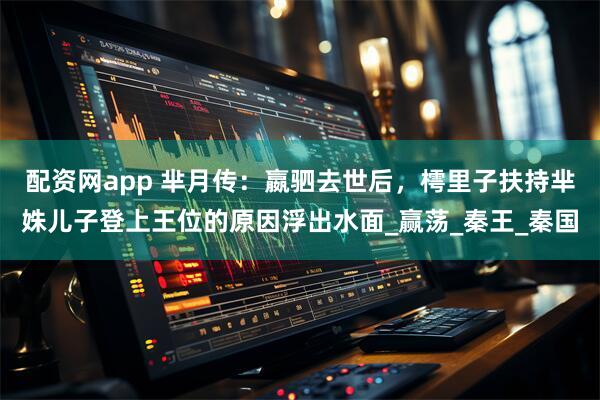 配资网app 芈月传：嬴驷去世后，樗里子扶持芈姝儿子登上王位的原因浮出水面_赢荡_秦王_秦国